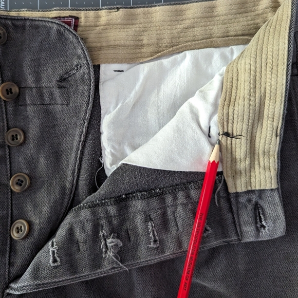 Marlboro Classic Men's Gray 100% Brush Cotton Moleskin Straight Fit Jeans. Italy - Picture 7 of 16